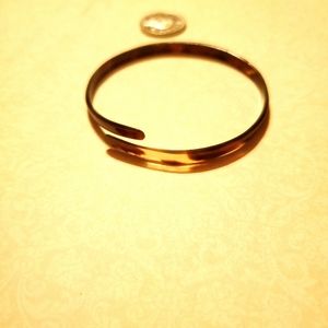 Delicate Antique Tortoiseshell Ladies Bracelet Bypass Style Tested